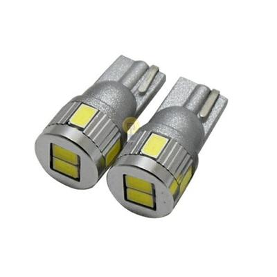 LMMC CAST CAST LA250S LA260S T10 LED License Plate Lamp License Lamp 6 Rows [Non-Polarized] White