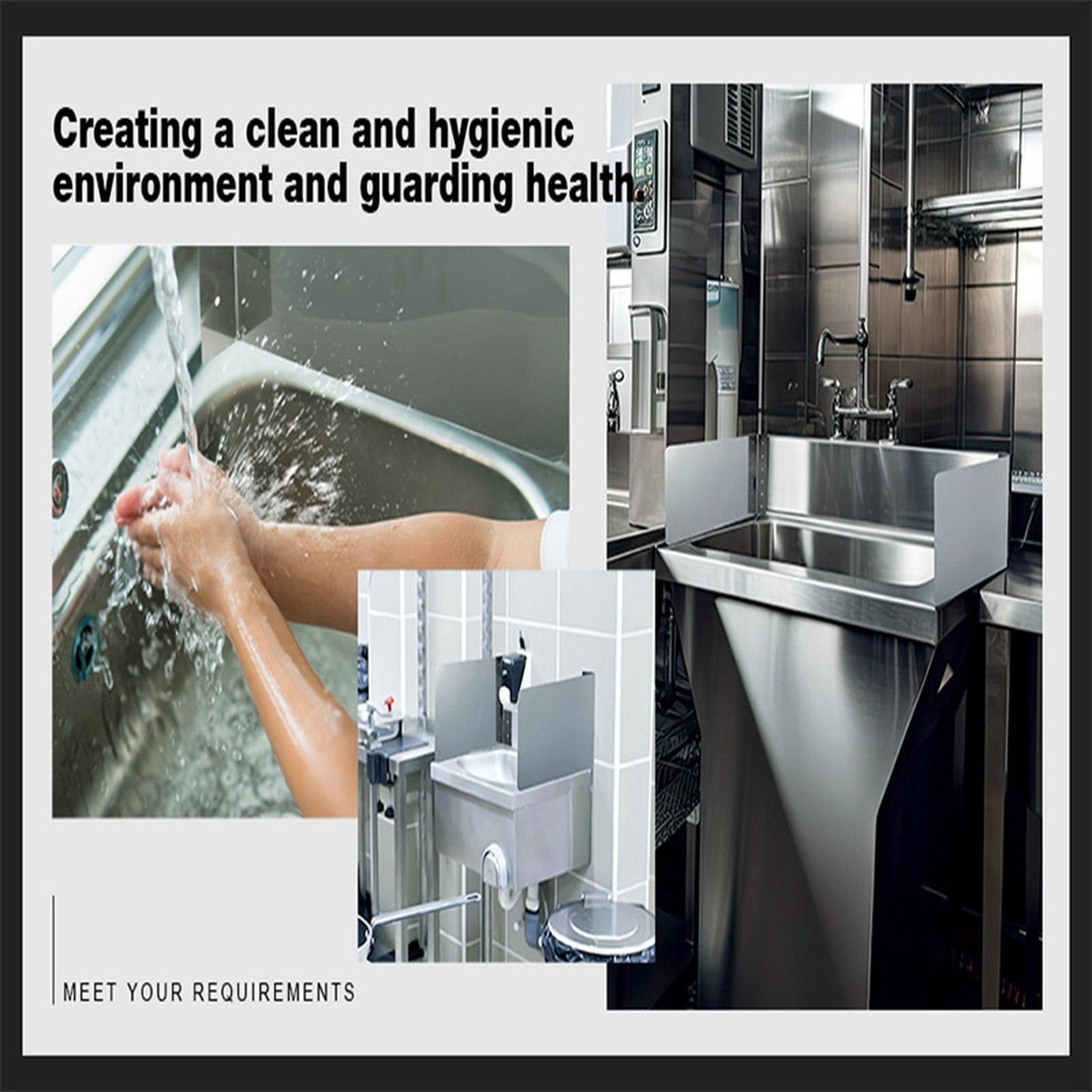 

A45-Kitchen Sink Water Guard, Dish Washing Baffle Board Sink Board Protector,Sink - Proof Retaining Plate One Size