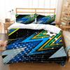 Bed Set Sports Style Duvet Cover Set Soccer Printed Quilt Cover Set Teens King Queen Size Bedding Fashion Cover Suit Luxury Bedding Cover