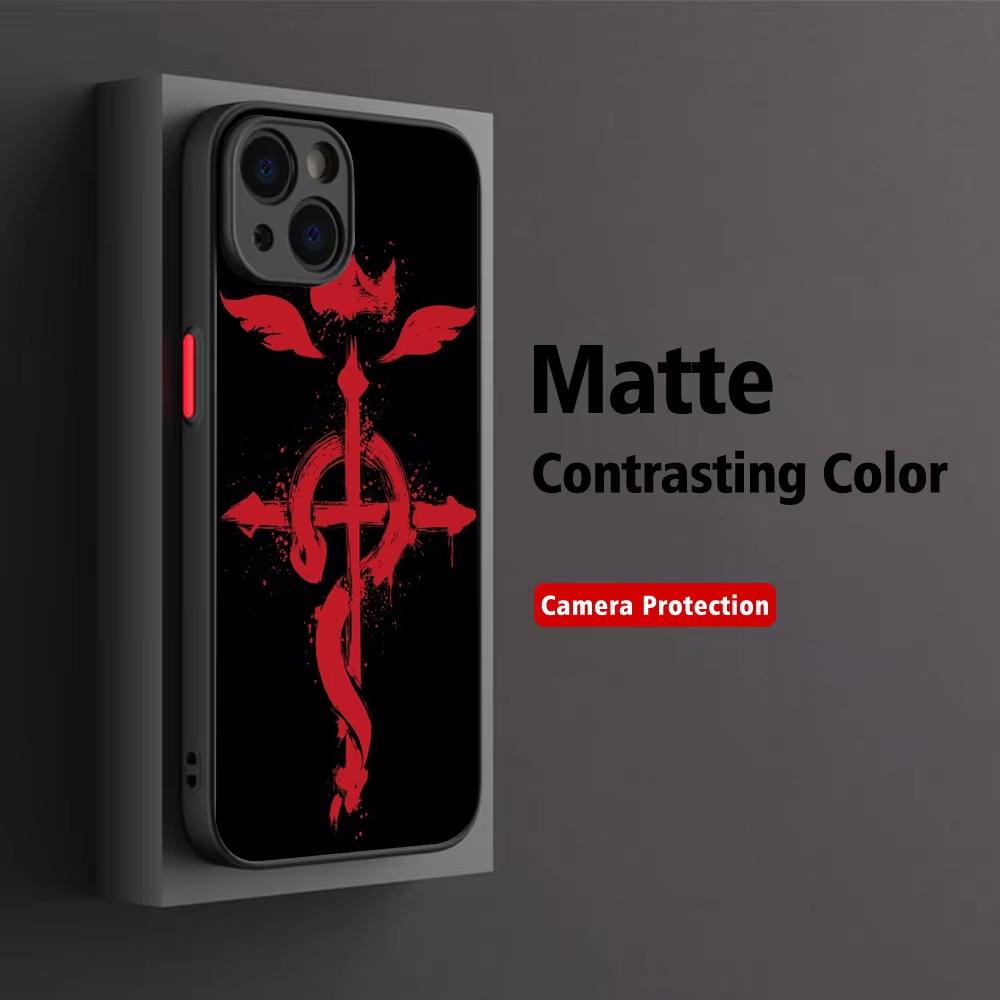 Anime Fullmetal Alchemist Phone Case For iPhone 17 Air 16 e 15 14 13 12 11 Pro Max Plus Mini SE 2020 2022 Transparent Back Cover