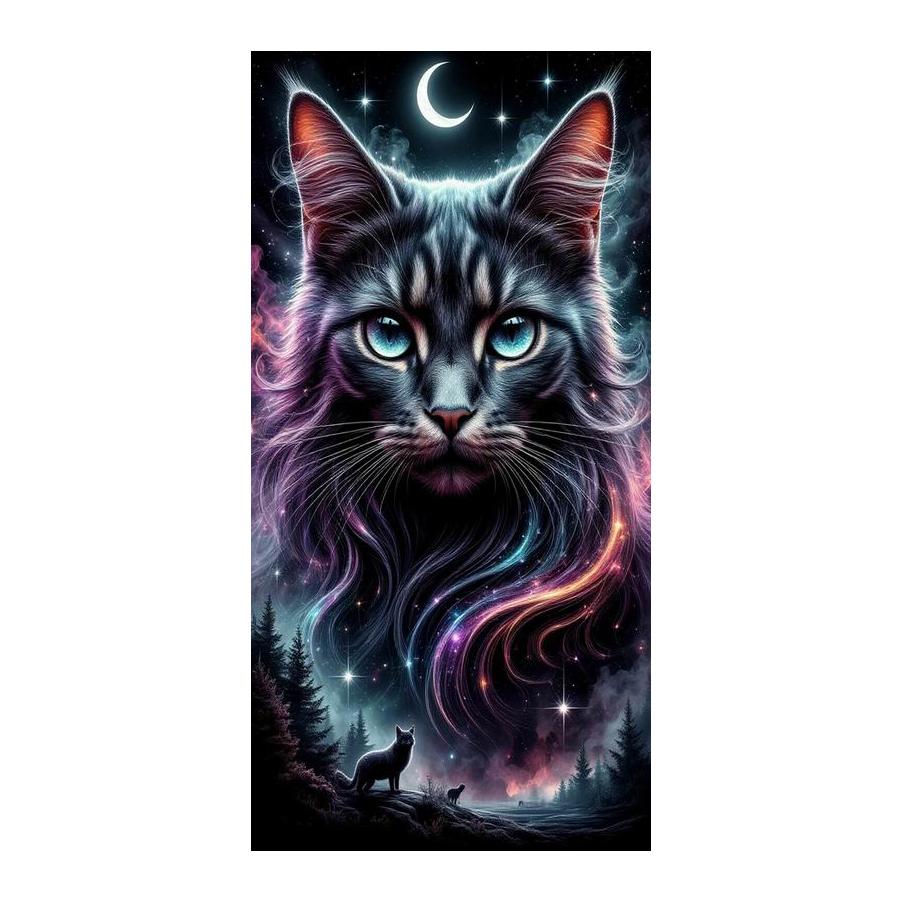 Black Cat Large Size Diamond Painting New Collection Animals Diy Full Square Round Drill Rhinestone Embroidery Mosaic Cross Stitch Kits