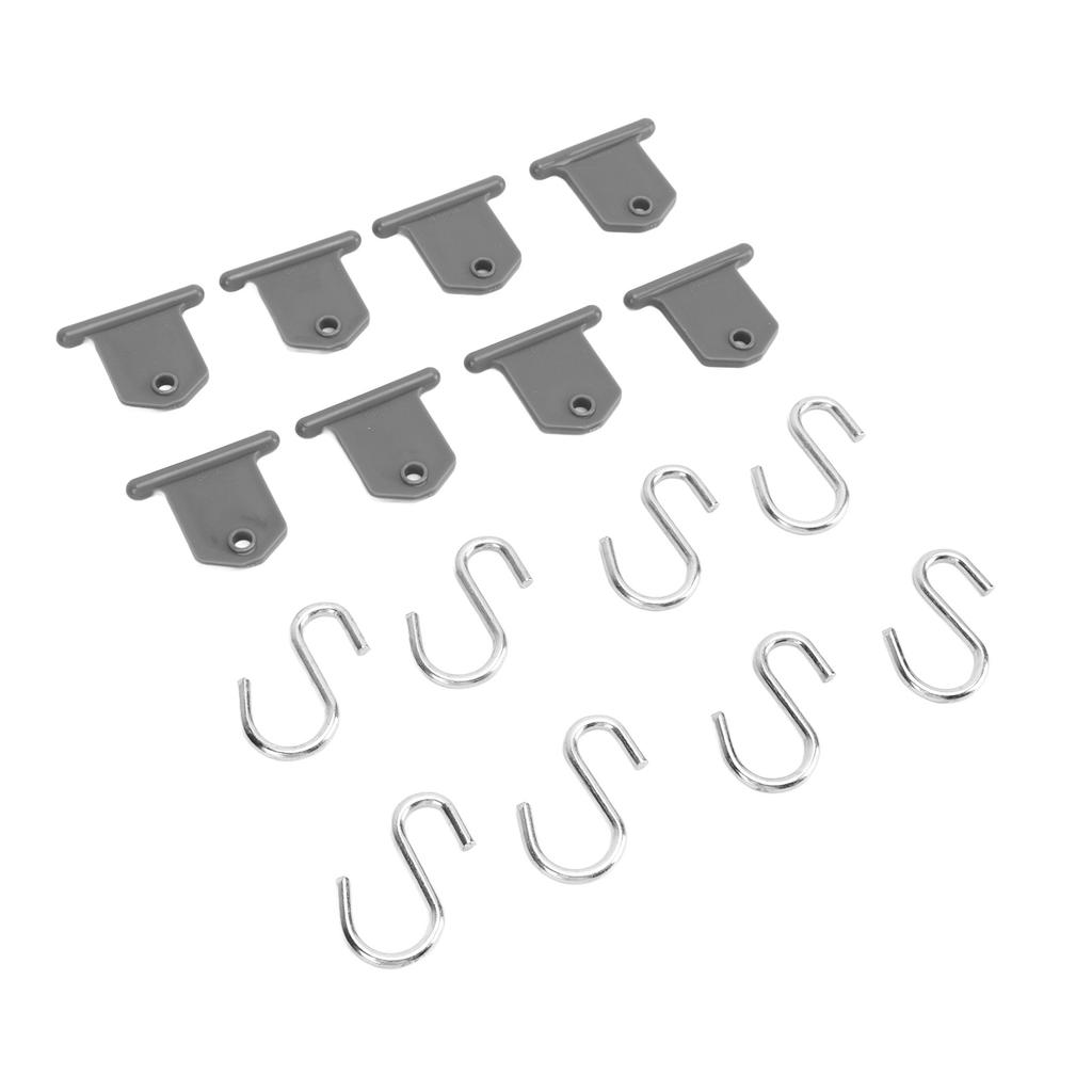8 Pack RV Awning Hook S Shaped RV Party Awning Light Holder Support for Party Camping Tent