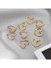 Elegant Titanium Steel Heart Necklace for Women - Hollow Design, Light Luxury, Versatile Clavicle Chain