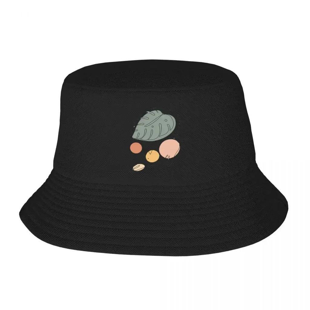 Cat And Plant Bucket Hat Panama For Unisex Women Bob Hats Fashion FisherUnisex Summer Beach Fishing Unisex Caps