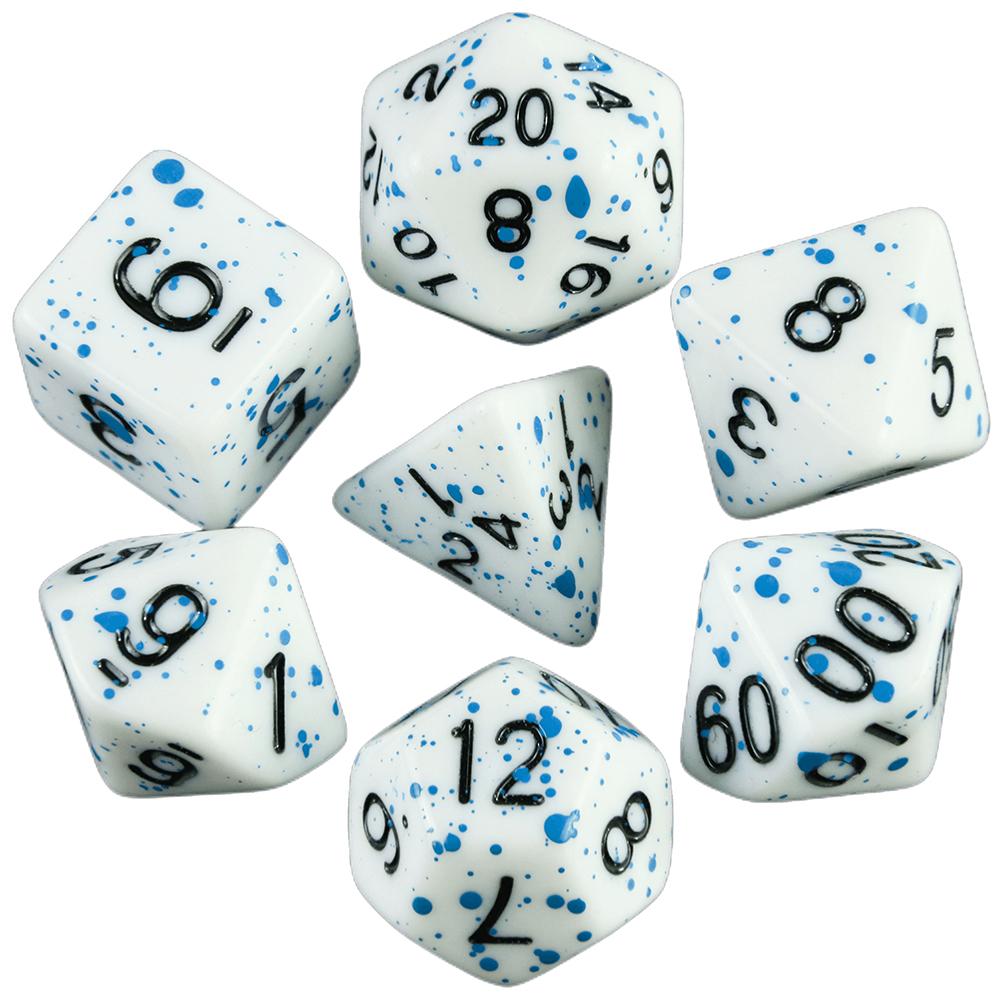 7pcs DND Dice D20 D12 D10 D8 D6 D4 for DND Table Board Game Running Group Acrylic Polyhedral Dice Set