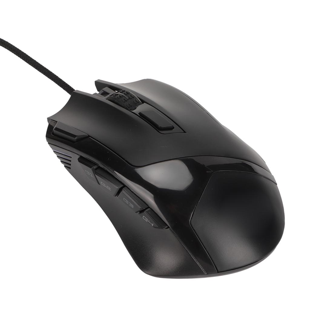 Gaming Kabelmaus RGB 6 DPI-Stufen Hohe Genauigkeit Schwarz 7200DPI Kabelgebundene Maus für Desktop-Computer Laptop