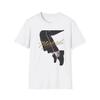 Michael Jackson Moonwalk Icon White Cotton T-Shirt with Gold Signature Print Women And Men T-shirts