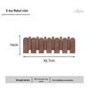 Piano Key Solid Wood Wall-Mounted No-Drill Coat and Hat Rack
