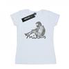 Miles Davis Womens/Ladies Profile Sketch Cotton T-Shirt
