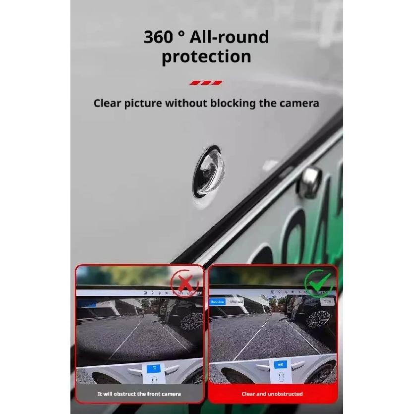 Car Camera Lens Protective Cover 360 Panoramic Reversing Camera Guards HD Scratch Resistant Waterproof Dustproof Mod Accessory
