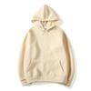 Men's and women's 18-color hooded sweater Men's solid-color sweater Men's long-sleeved pocket pullover sweater