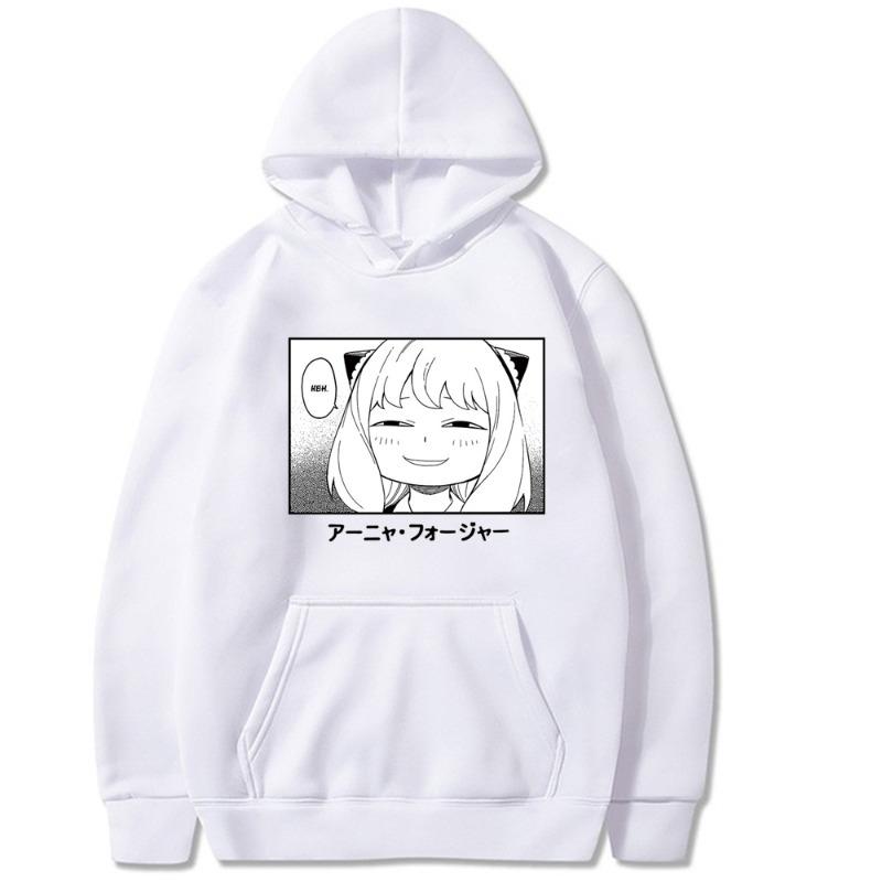 Anya Forger Hoodie Men Women Sweatshirt Print Unisex Streetwear Hip Hop Style Autumn Winter Fashion Tops Clothes
