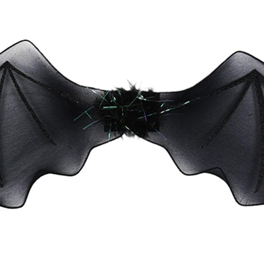 Bat Fairy Wand Hairhoop Wing Tutu Skirt Kid Girl Birthday Gift Party Halloween Cosplay Prop for Children's Day Stage