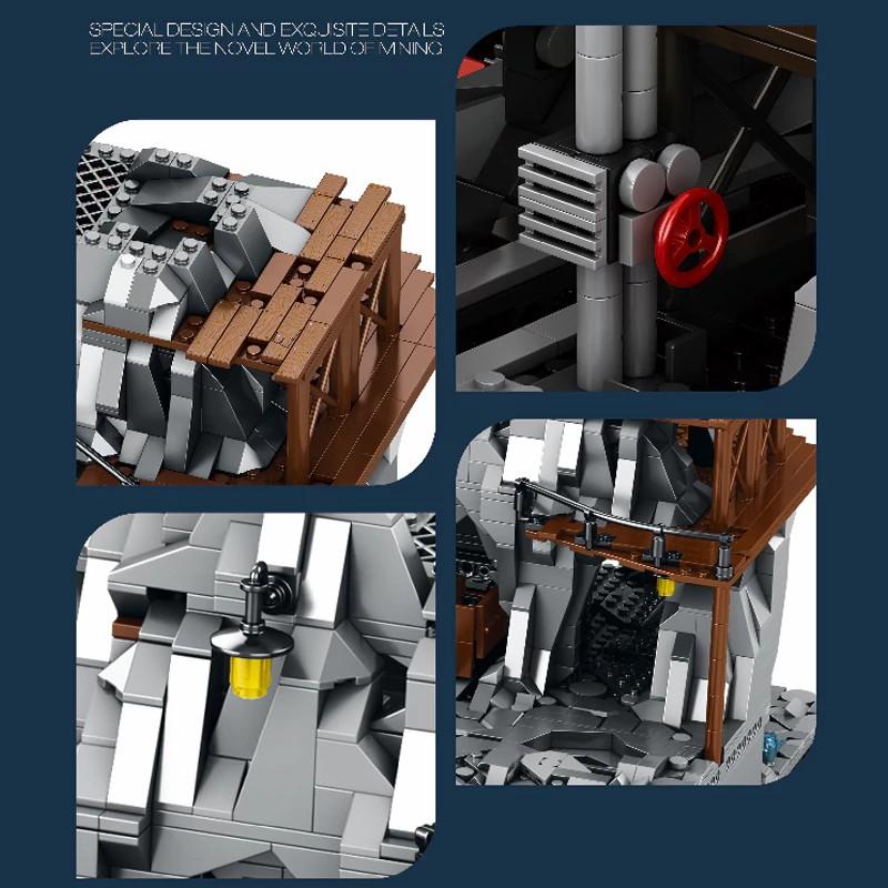 Technical GBC Mining Machinery Model With Motor 3338PCS Building Blocks Sets Brick Puzzle Toys Gift Kids Set