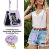 Crossbody Zipper Cards Solt Wallet Leather Case for OPPO Find N3 Flip 5G N2 PGT110 N2flip Vertical Purse Long Lanyard Bag Cover