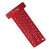 Easy Writing Hole Positioning Ruler 100mm Metric Scale Measuring Tool  Carpenter Use