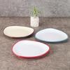 Melamine Porcelain Triangular Plate for Hot Pot & BBQ Restaurant Use