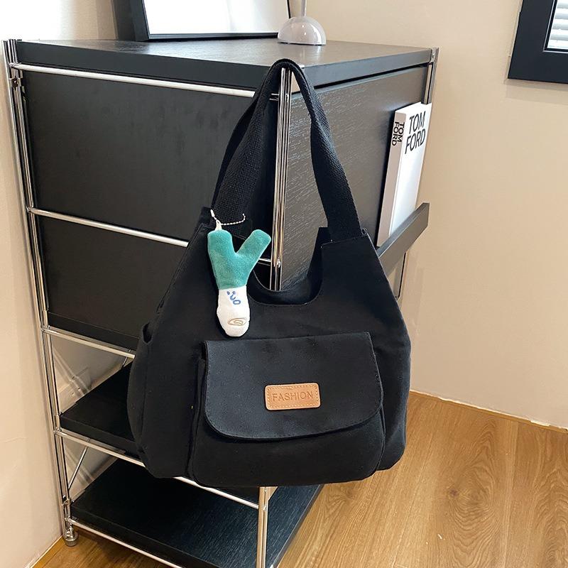 College Style, Fresh, Simple and Versatile, Hand Bag, College Student Commuting Shoulder Bag, Large-capacity Tote Bag