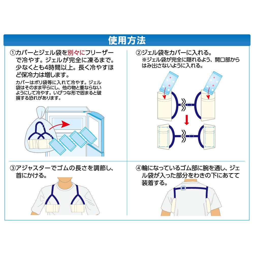 Kenyu Underarm Cooling Adult Size Pad, 2A, Unisex, WIL2A-24