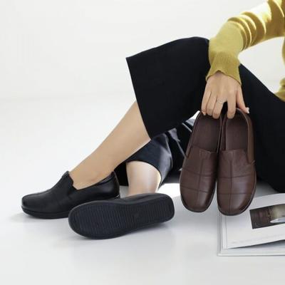 Jisyu Cowhide Comfort Slip On 3.5cm