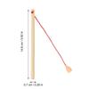 12pcs / Wooden Magnetism Fishing Poles Wood Fishing Rod Early Educationaltoys Kindergarten Kids Puzzle Toys 15cm