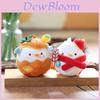 Adorable Yellow Chick Plush Toy Soft Keychain Stuffed Animal Figure Cute Bag Charm