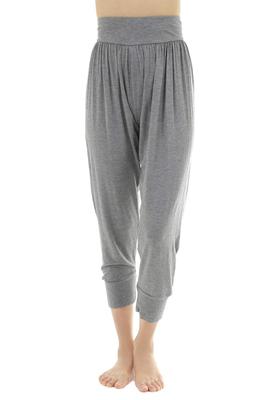 Yoga Harem Yoga Entspannt Voll [Liapom] Hose, Hose, Tragen, Hose, Sport, Fitness, Damen (Grau, Länge, M-L)