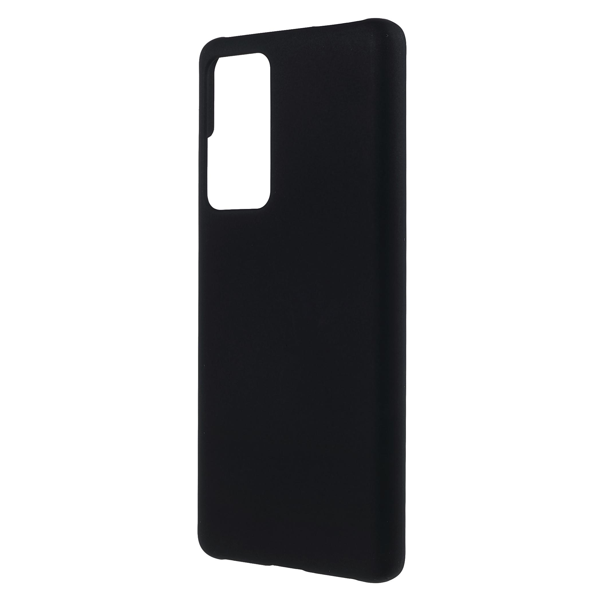 

For Xiaomi 12 5G/12X 5G/12S 5G Shockproof Anti-fall Phone Protector Rubberized Finish Hard PC Cell Phone Shell Case Black