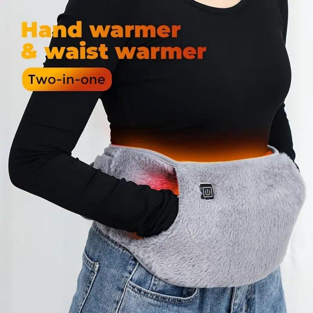 Portable Heating Pad Cordless Heating Pad for Belly Relax Electric Fast Heating Belly Wrap Belt with 3 Heat Levels Abdominal