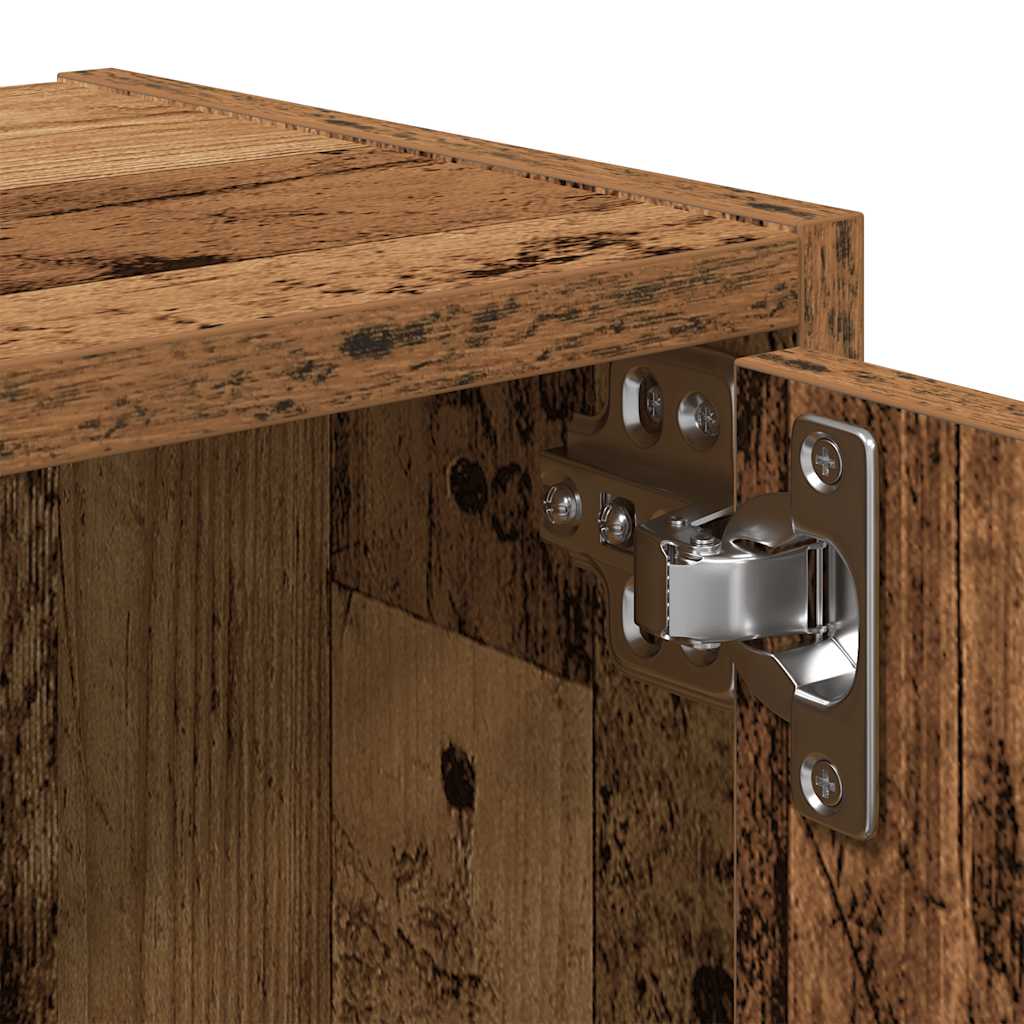 Bookshelf Reclaimed Wood Look 40x24x77 Cm Engineered Wood