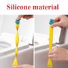 2PCS Set Toilet Seat Lifter Handle Silicone Non Slip Multifunction Lifting Device Avoid Touch Lid WC Bathroom Accessories Sets