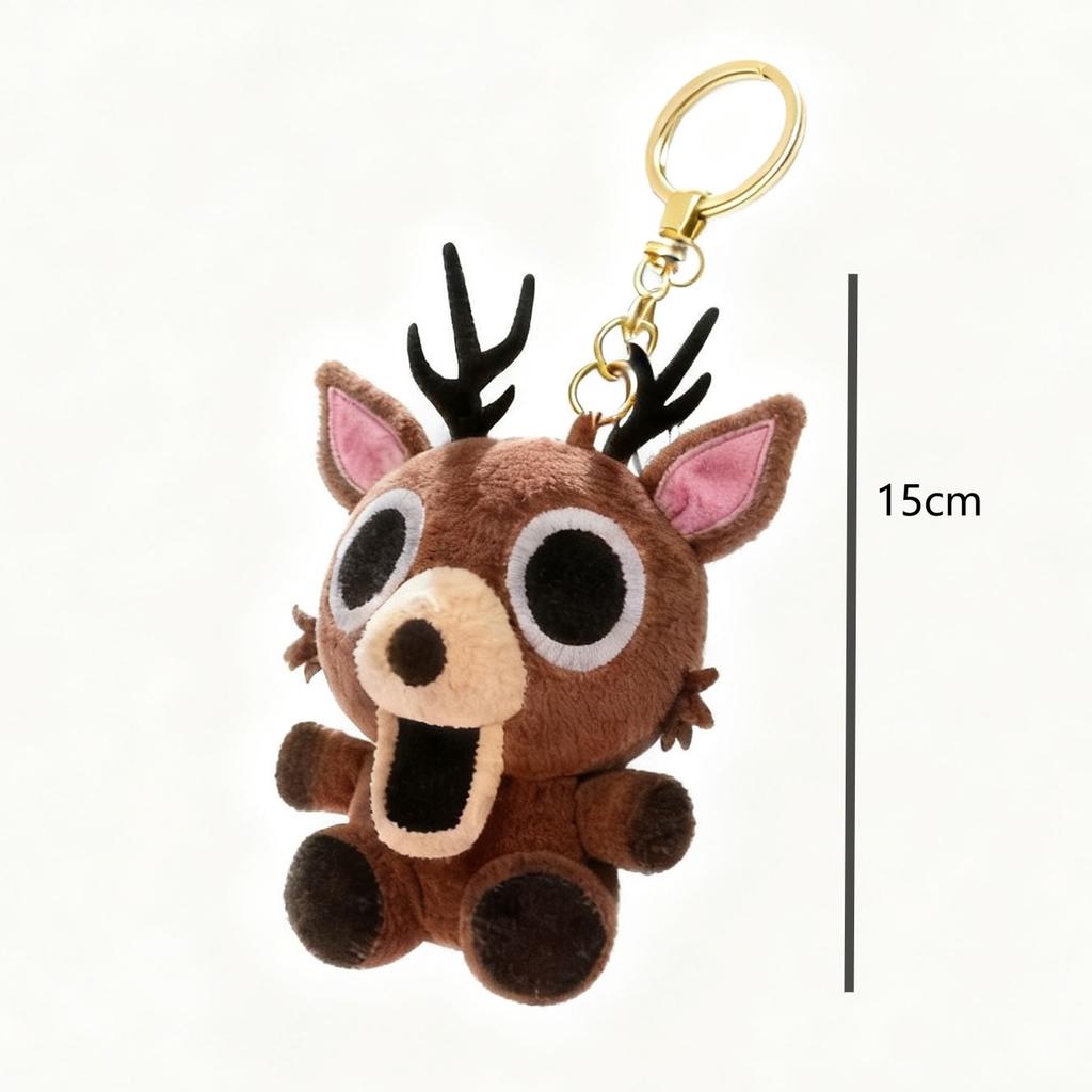 2026 New 99 Nights In The Forest Plush Game Merchandise Brown Stand And Sit Elk Deer White Owl Stuffed Doll Pillow For Kid Gifts