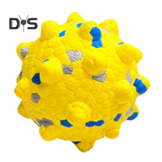 Indestructible Dog Chew Toy Tough Dog Teething Ball for Aggressive Chewers Interactive Popcorn Bouncy Balls for Large Medium Small Dogs