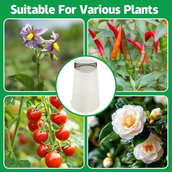 Yousheng Plant Protector Cone Winter Pop-Up Rose Collar Freeze Protection Roses Bush Cover with Mesh Protect Plants from Frost Animals for Garden