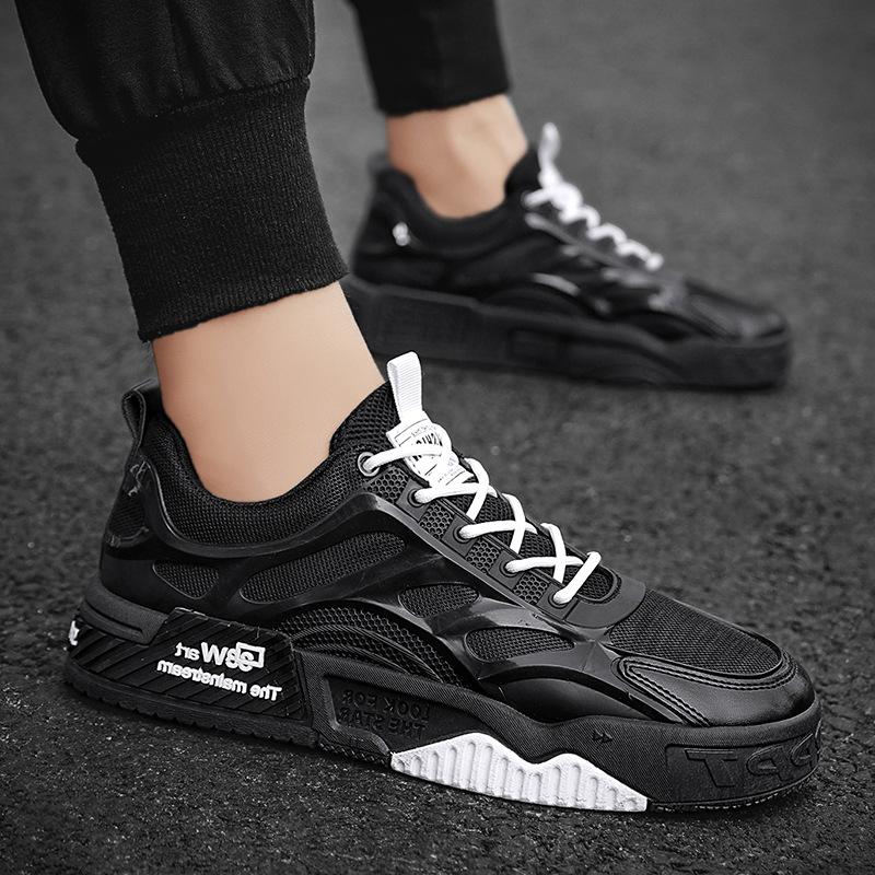 

Новое поступление Обувь для скейтборда Мужские дизайнерские кроссовки 2024 Мода Черные Дышащая сетка Платформа Повседневная обувь Zapatos De Hombre 44 белый