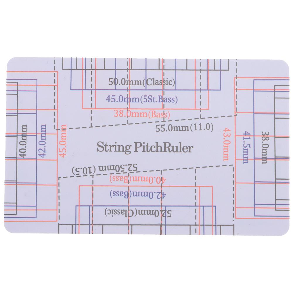 Leveling Straight Edge with String Action Ruler Measuring Ruler Guitar Neck Gauge Luthiers Tool