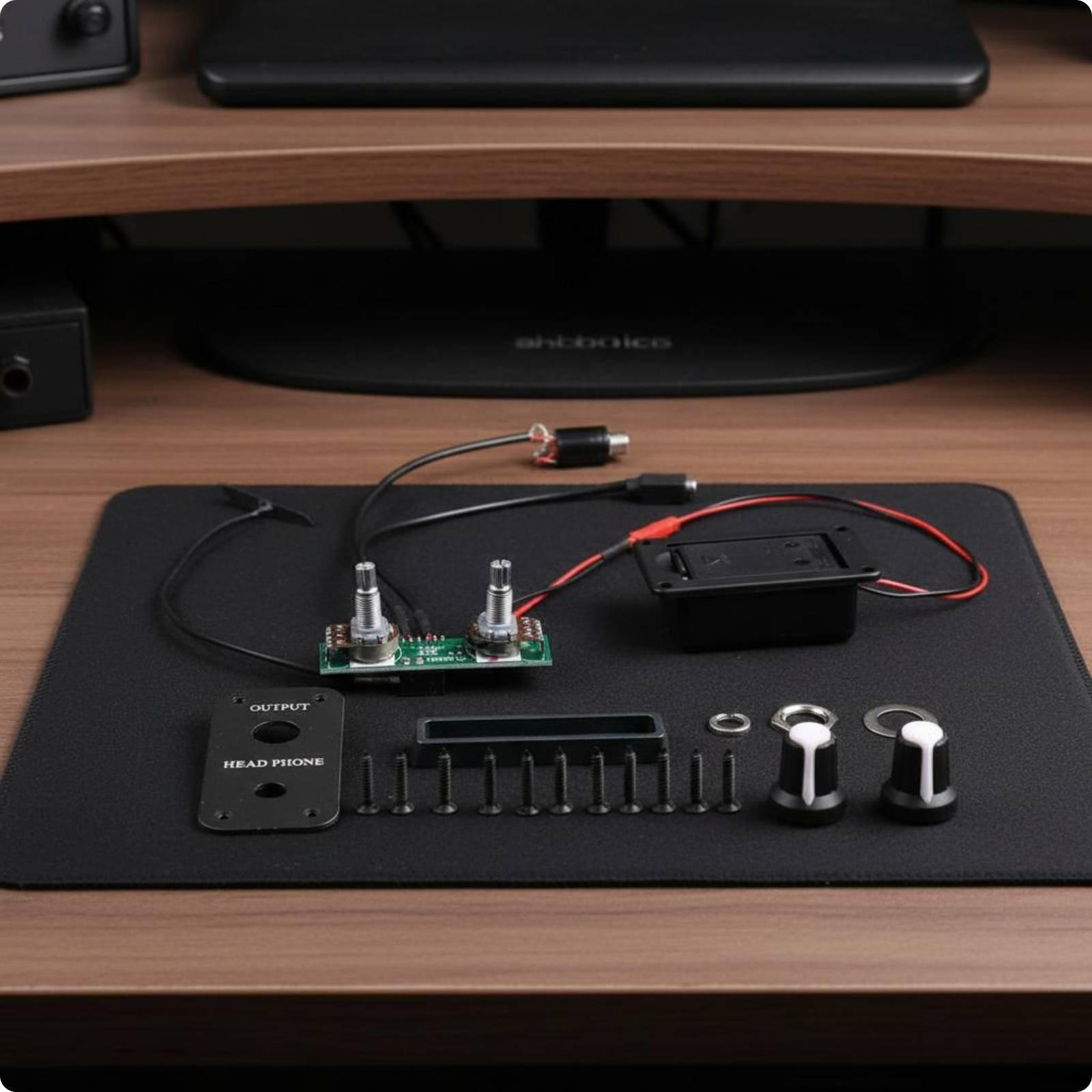Violin Pickup with Headphone Output Sound Amplification Electric Straightforward Tone
