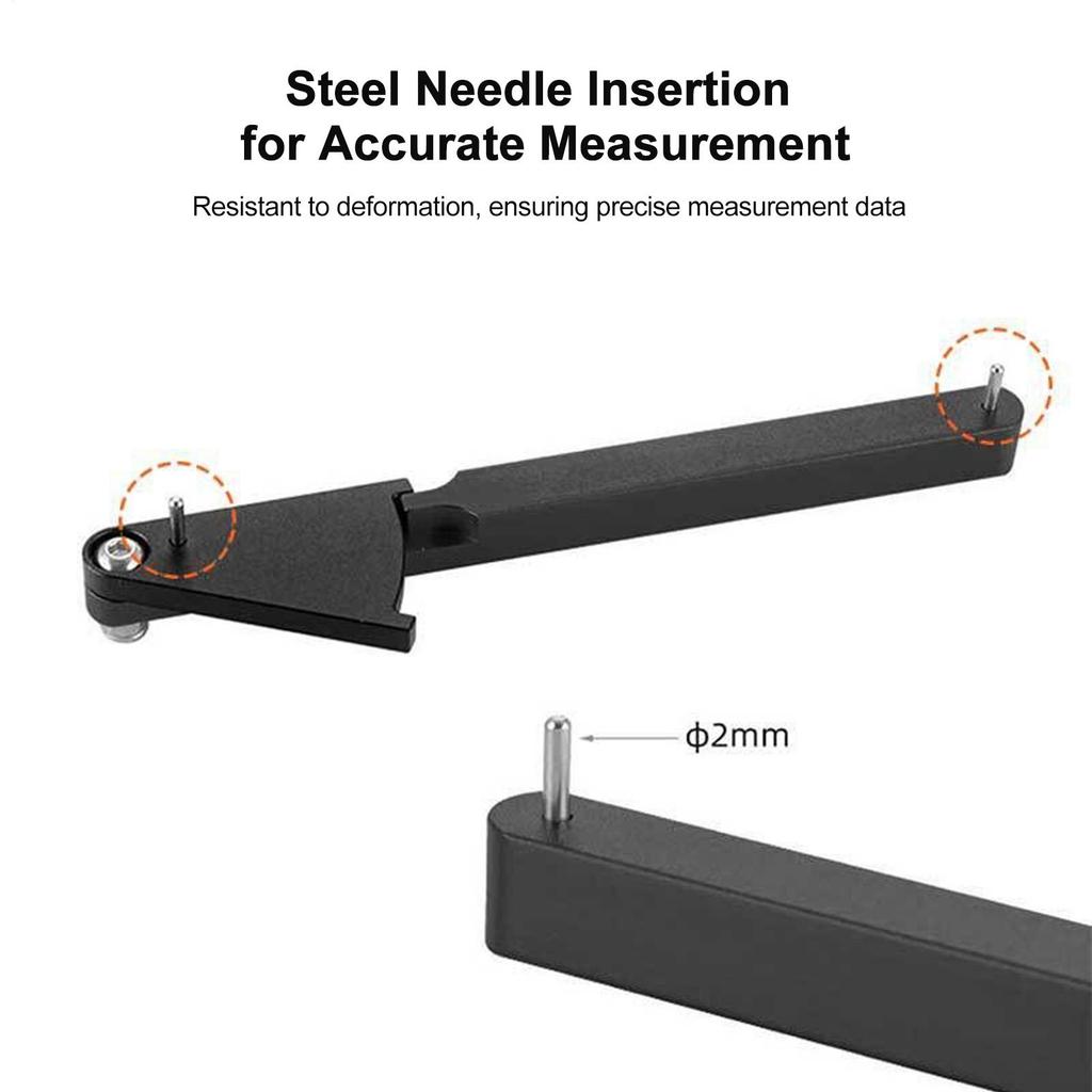 Chain Slack Measurement Tool Bike Chain Tools Aluminum Alloy Gauge Accurate Portable Measurement For Motorcycle Repair Road