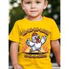 Summer New Red Rose Saint Judas Funny Print Boys Girls Clothes Cotton Casual Childrens Tshirt Fashion Kids Short Sleeved Shirt