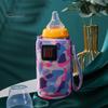 Baby Bottle Warmer Portable Sleeve 3 Levels Adjustable Electric Feeding Insulated Holder Heater Fast Heating Outdoor Travel Infant Milk Cover