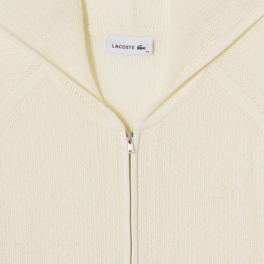 Lacoste Women's Summer Hooded Zip-up Cardigan AF722E-56G056