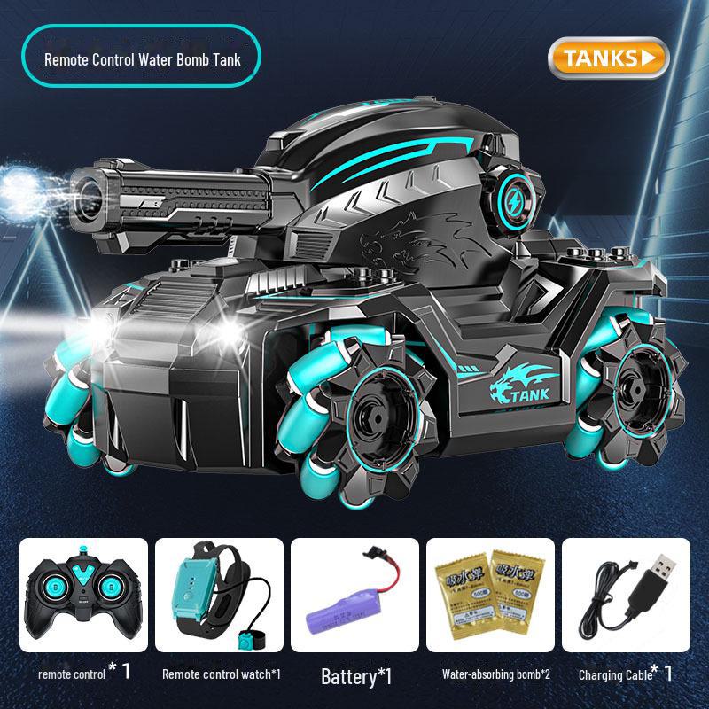 2.4G Пульт дистанционного управления с датчиком жестов и водяными бомбочками – Детская игрушечная боевая машина