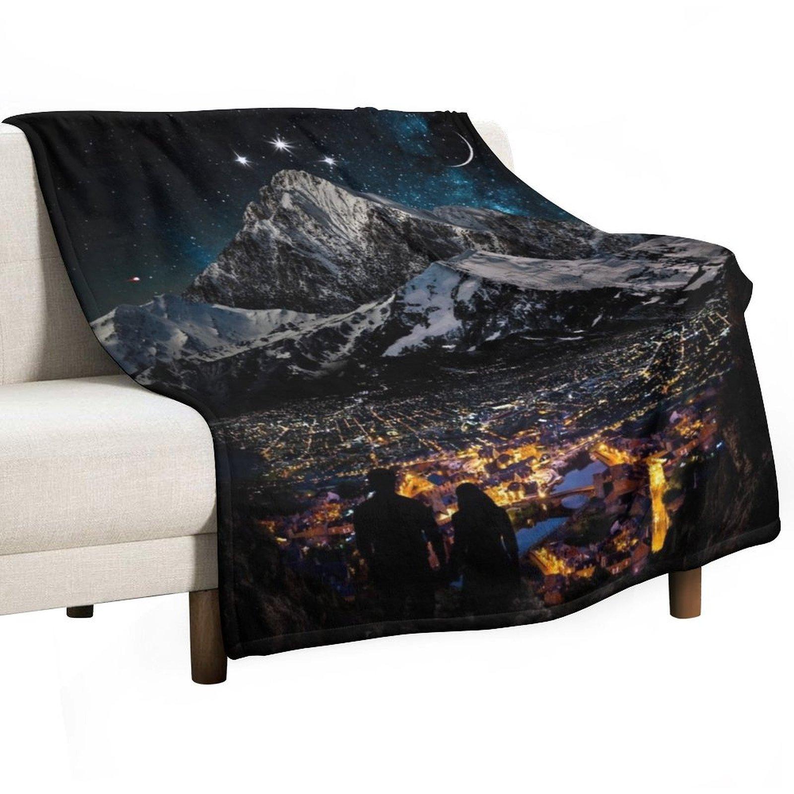 Velaris - City of Starlight, Court of Dreams WITH TEXT Throw Blanket Polar For Baby decorative Soft Plaid Blankets 30x40in