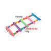 Parrot Climbing Ladder Toy Pet Bird Suspension Training Bridge Color exercise Ball Wood Molar Toy Budgerigar Supplies Cockatiel
