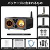 AIYIMA T9 PRO 200W Bluetooth 5.2 Tube Amplifier, Class D HiFi Digital Amplifier, 2.0/2.1 Channel, VU Meter, Bass/Treble Control, Black