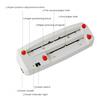 Electric Business Card Cutter Machine Automatic 3.5"x2" Cardboard Cutter High-Speed Paper Trimmer with Auto Feed & Waste Removal