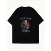 Weißes Oversized T-Shirt Psychische Gesundheit zählt Florales Gehirn-Design für Freizeitkleidung und Alltagsoutfits
