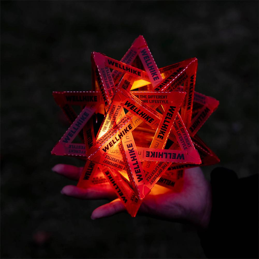 DIY Outdoor Star Camping Light Shade Waterproof Hollow Out Lampshade PP Board Parts for Camping Tent Lantern Accessories