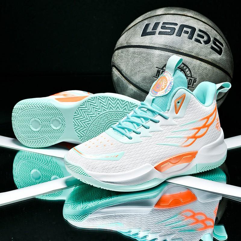 Youth High-Top Basketball Shoes Court Play - TPU Upper MD Sole Lightweight Cushioning Unisex Size 35-45
