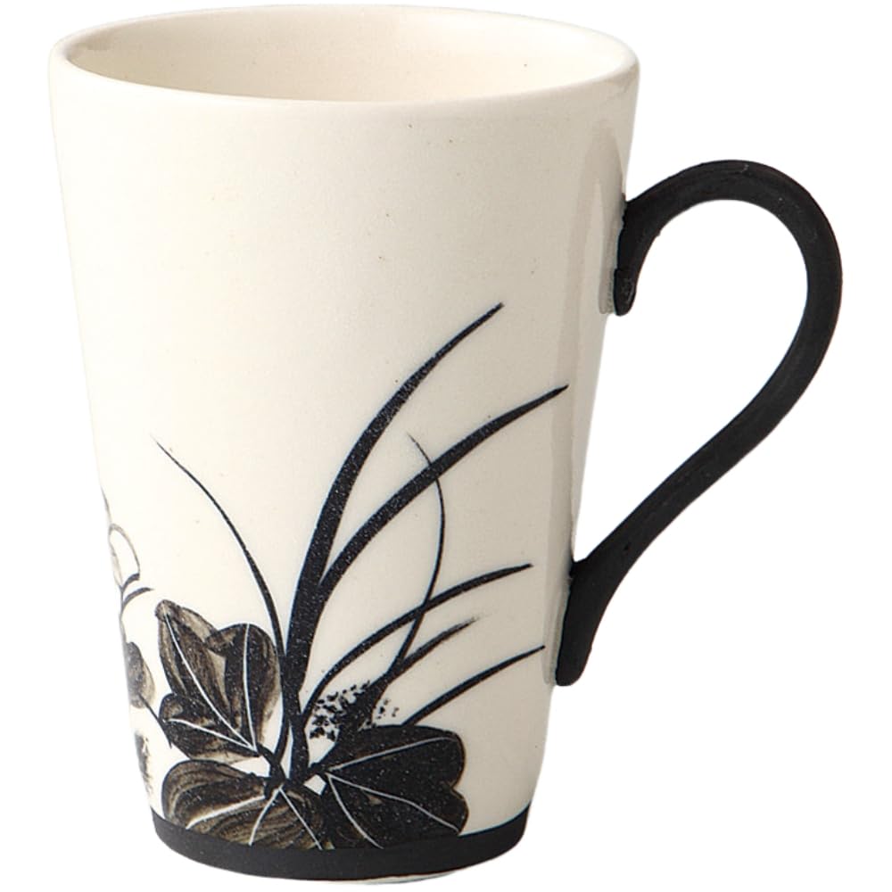 

Ale-net Shabby Wildflower Mug, W11 x D8 x H11.2cm, Ceramic, Mino Ware, Made in Japan